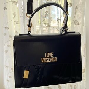 Black LOVE MOSCHINO Crossbody Bag/Purse